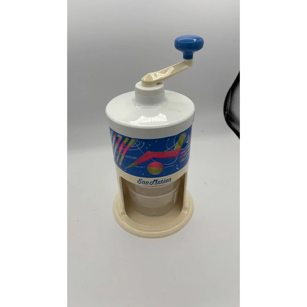 Back to Basics Sno Motion Ice Shaver Unisex OS Blue 90s Retro Snow Cone Maker